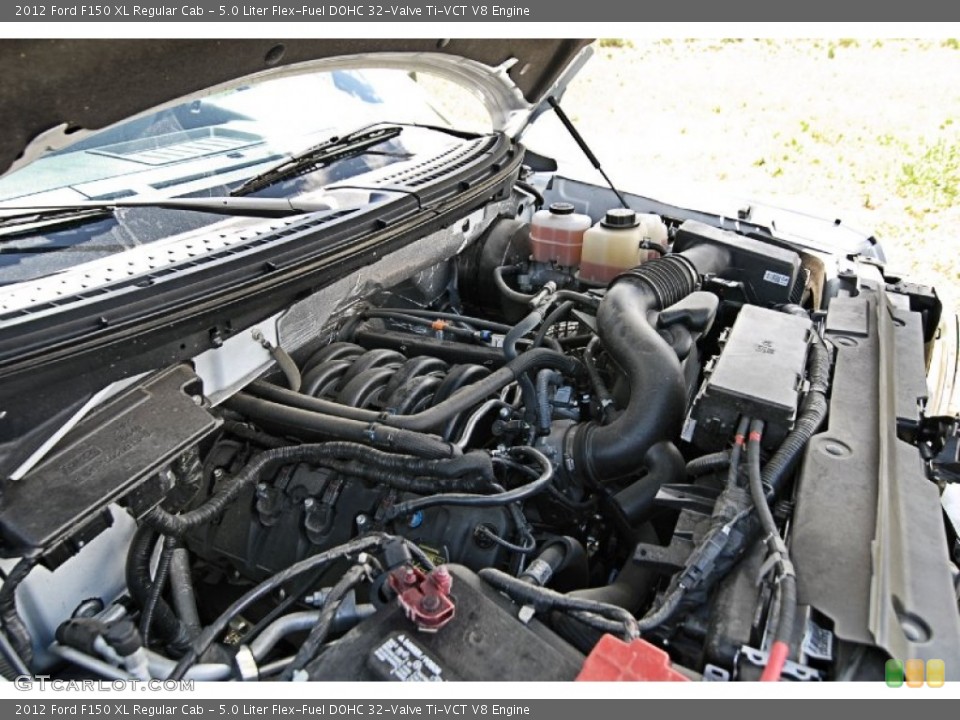 5.0 Liter Flex-Fuel DOHC 32-Valve Ti-VCT V8 Engine for the 2012 Ford F150 #81471024