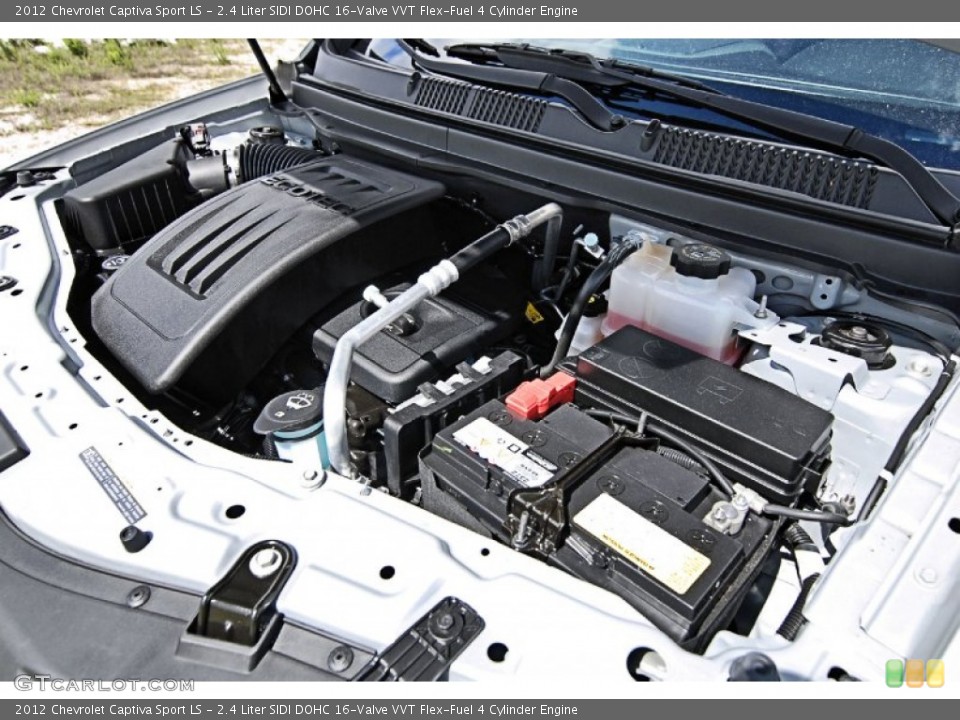 2.4 Liter SIDI DOHC 16-Valve VVT Flex-Fuel 4 Cylinder Engine for the 2012 Chevrolet Captiva Sport #81473491