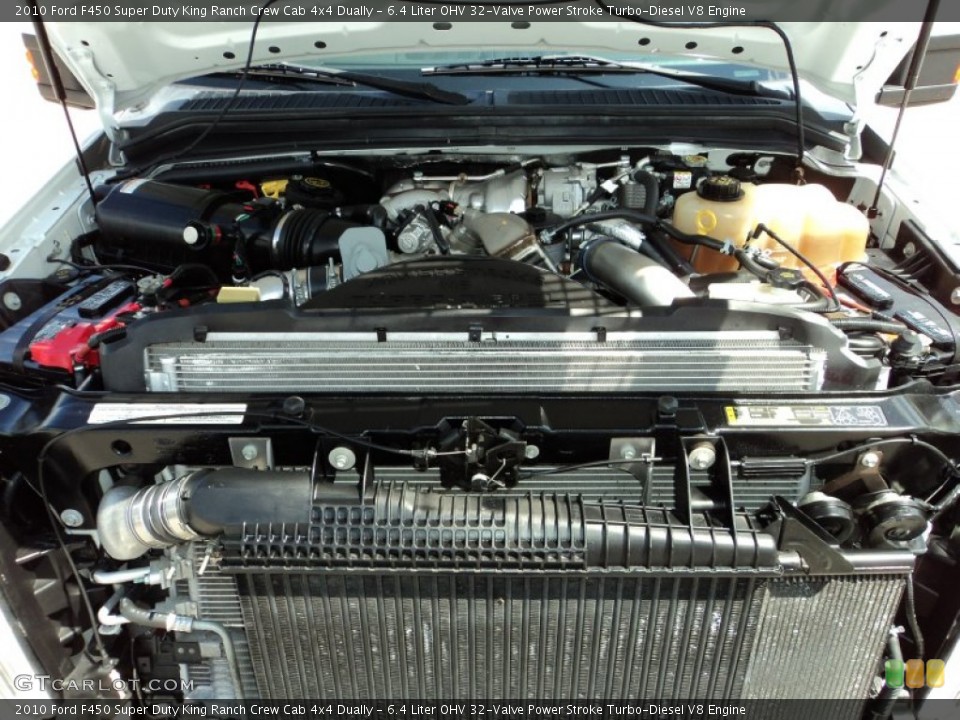 6.4 Liter OHV 32-Valve Power Stroke Turbo-Diesel V8 2010 Ford F450 Super Duty Engine
