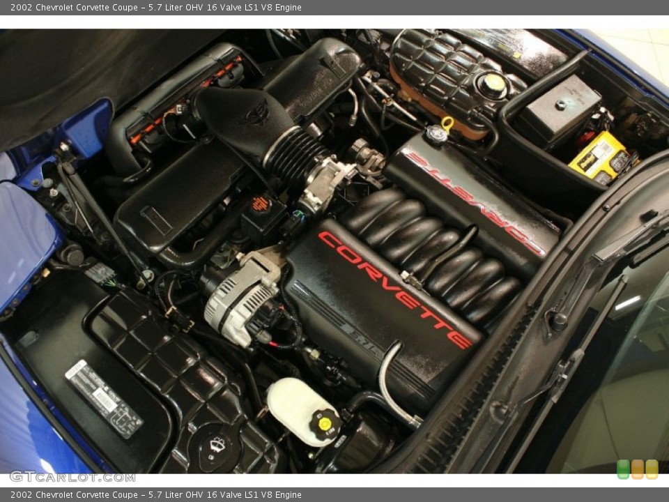 5.7 Liter OHV 16 Valve LS1 V8 Engine for the 2002 Chevrolet Corvette #81488700