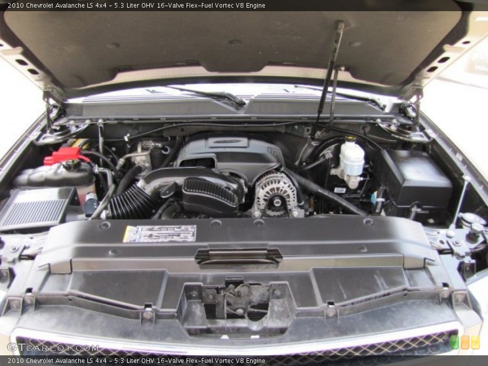 5.3 Liter OHV 16-Valve Flex-Fuel Vortec V8 Engine for the 2010 Chevrolet Avalanche #81491771