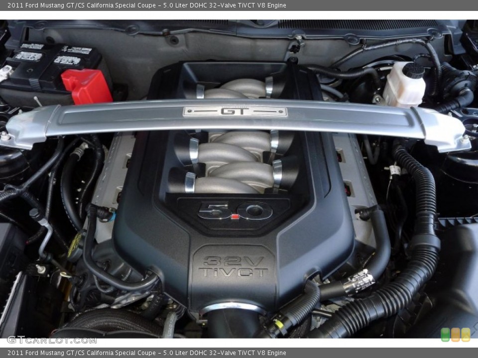 5.0 Liter DOHC 32-Valve TiVCT V8 Engine for the 2011 Ford Mustang #81496345