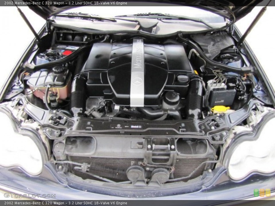 3.2 Liter SOHC 18-Valve V6 Engine for the 2002 Mercedes-Benz C #81497949