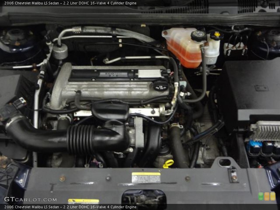 2.2 Liter DOHC 16-Valve 4 Cylinder 2006 Chevrolet Malibu Engine