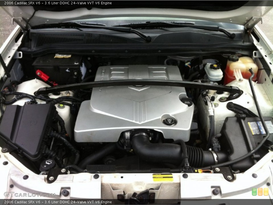3.6 Liter DOHC 24-Valve VVT V6 2006 Cadillac SRX Engine