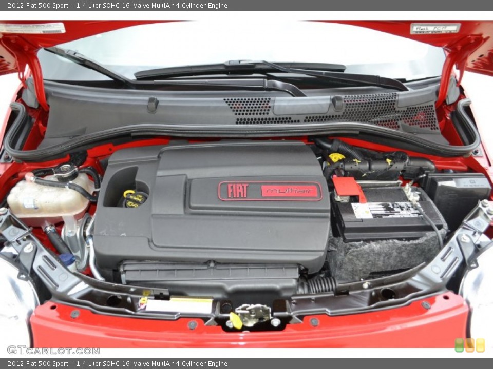 1.4 Liter SOHC 16-Valve MultiAir 4 Cylinder Engine for the 2012 Fiat 500 #81512259