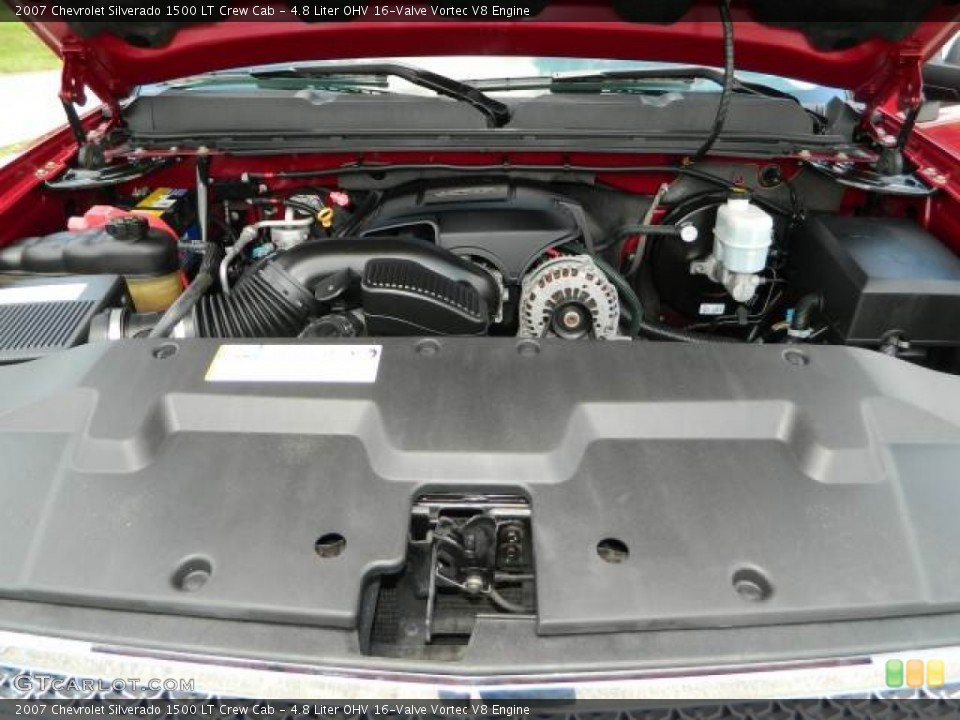 4.8 Liter OHV 16-Valve Vortec V8 Engine for the 2007 Chevrolet Silverado 1500 #81516541