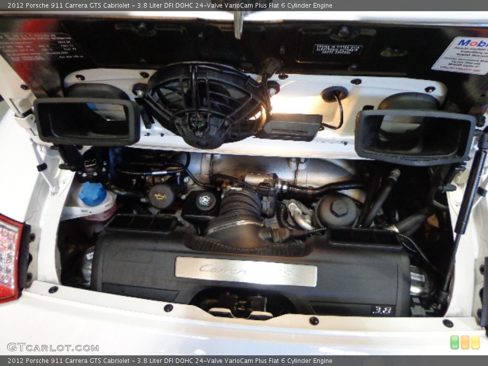 3.8 Liter DFI DOHC 24-Valve VarioCam Plus Flat 6 Cylinder Engine for the 2012 Porsche 911 #81521690