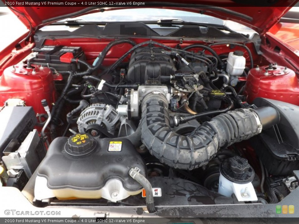 4.0 Liter SOHC 12-Valve V6 Engine for the 2010 Ford Mustang #81531752
