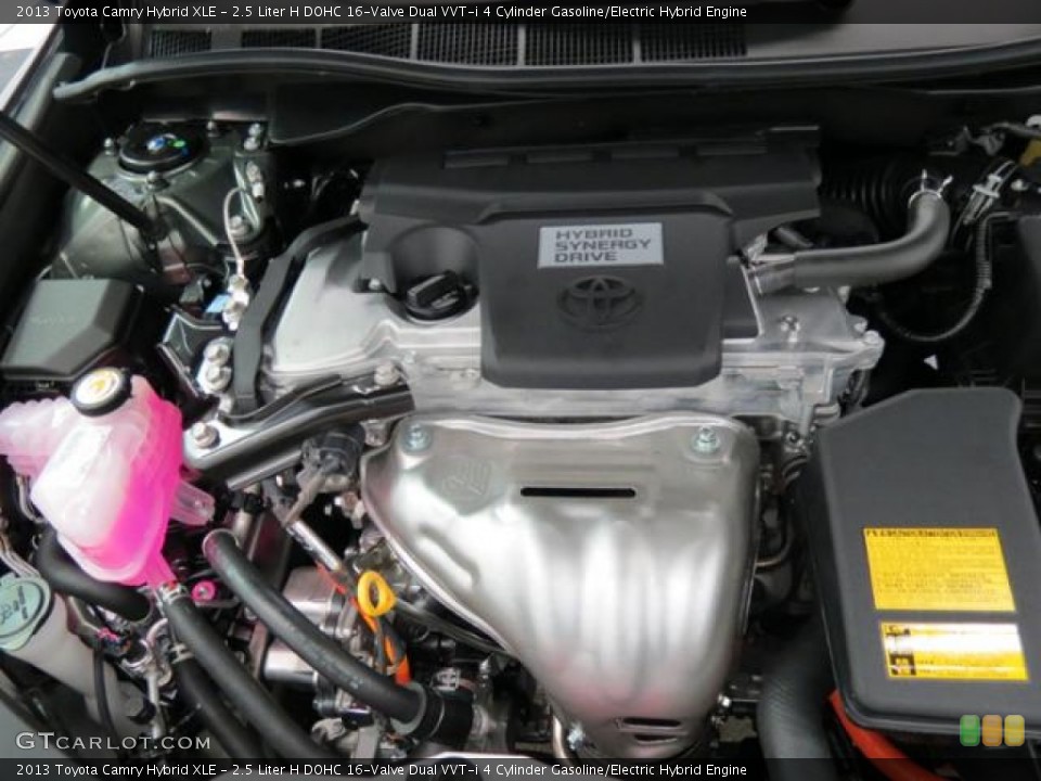 2.5 Liter H DOHC 16-Valve Dual VVT-i 4 Cylinder Gasoline/Electric Hybrid Engine for the 2013 Toyota Camry #81535295
