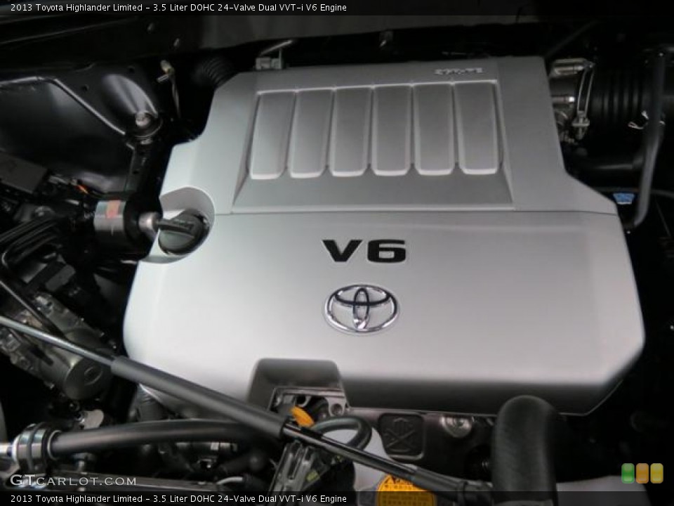 3.5 Liter DOHC 24-Valve Dual VVT-i V6 Engine for the 2013 Toyota Highlander #81536219