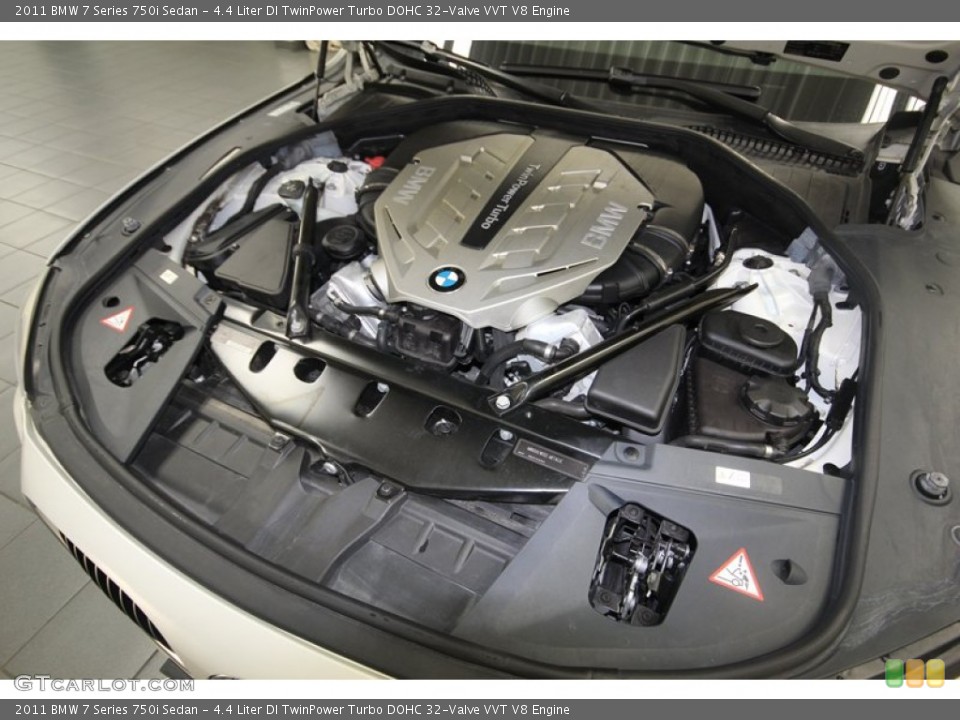 4.4 Liter DI TwinPower Turbo DOHC 32-Valve VVT V8 Engine for the 2011 BMW 7 Series #81538913