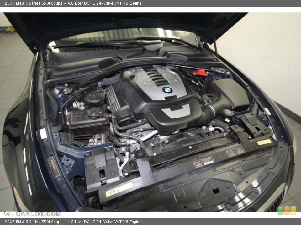 4.8 Liter DOHC 24-Valve VVT V8 Engine for the 2007 BMW 6 Series #81539528