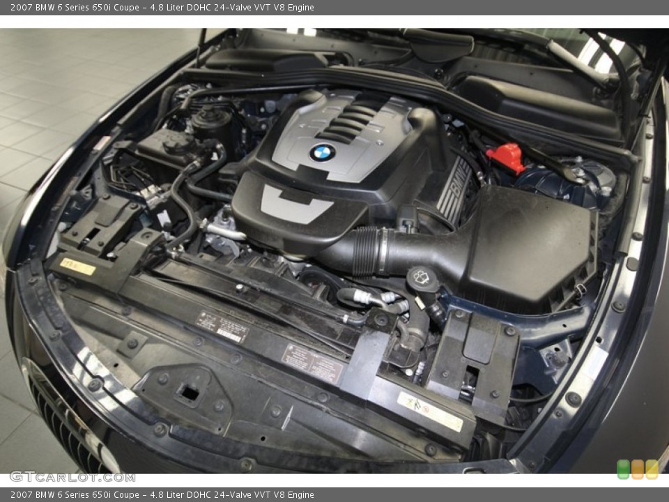 4.8 Liter DOHC 24-Valve VVT V8 Engine for the 2007 BMW 6 Series #81539533