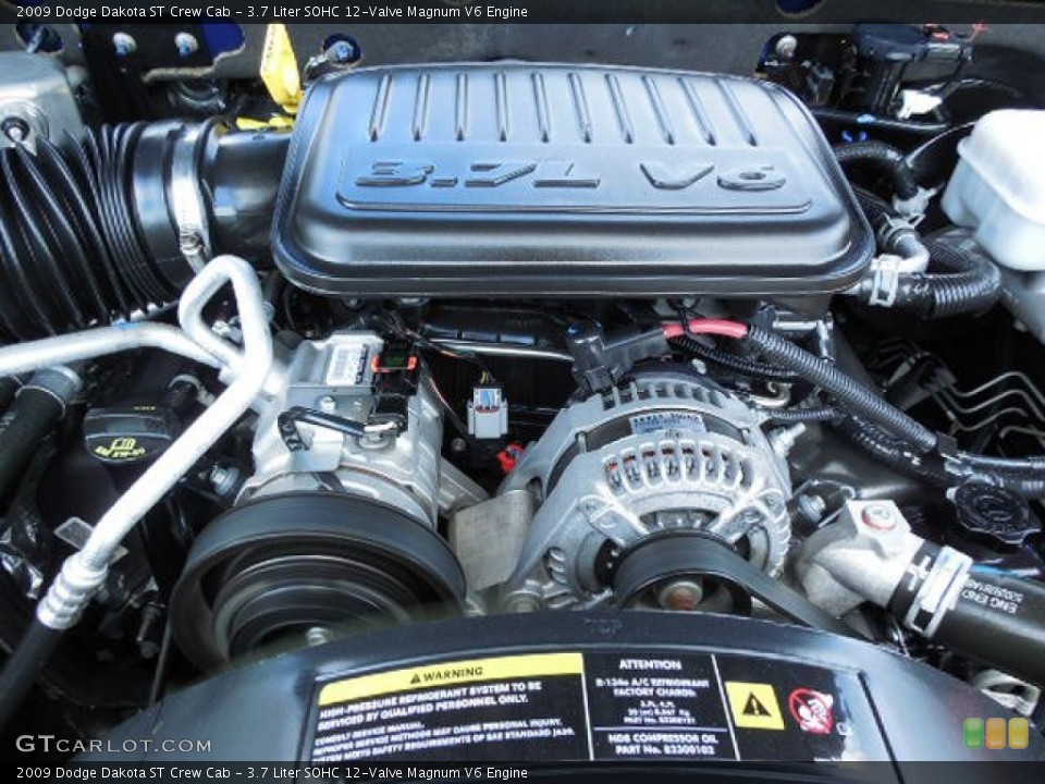 3.7 Liter SOHC 12-Valve Magnum V6 Engine for the 2009 Dodge Dakota #81546819
