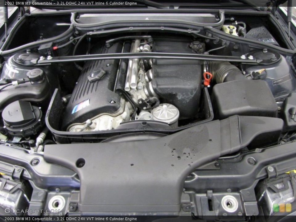 3.2L DOHC 24V VVT Inline 6 Cylinder 2003 BMW M3 Engine