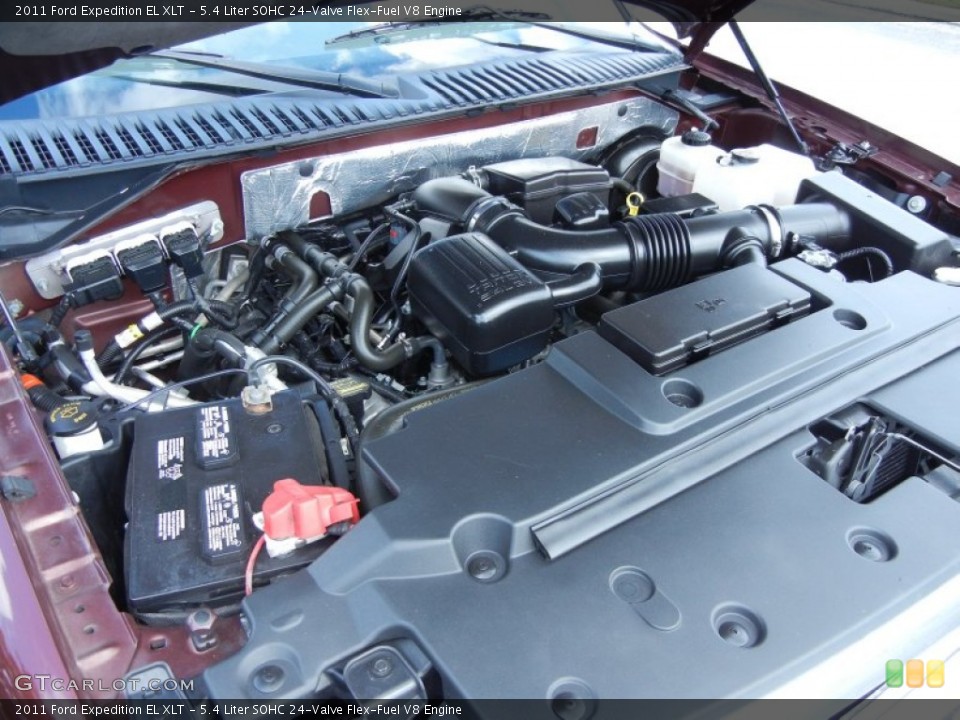 5.4 Liter SOHC 24-Valve Flex-Fuel V8 Engine for the 2011 Ford Expedition #81548304