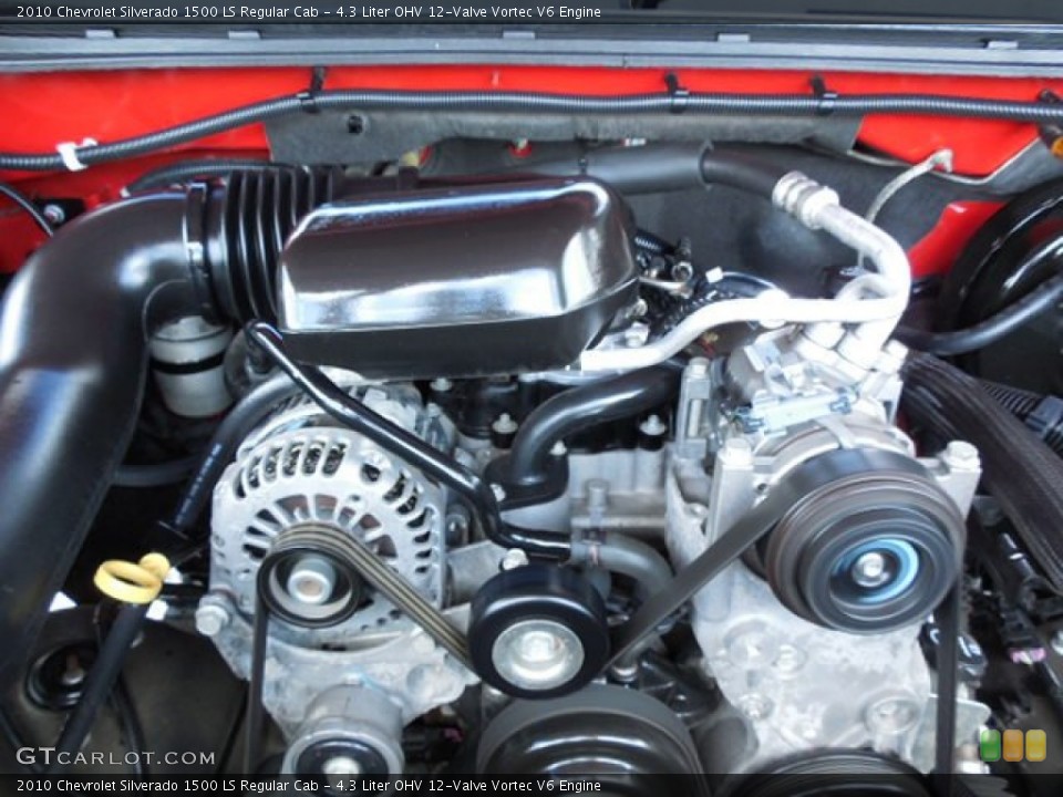 4.3 Liter OHV 12-Valve Vortec V6 Engine for the 2010 Chevrolet Silverado 1500 #81548394