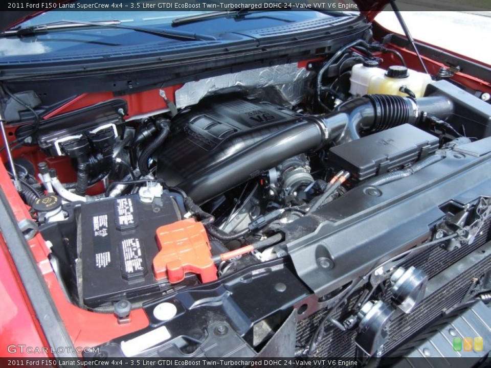 3.5 Liter GTDI EcoBoost Twin-Turbocharged DOHC 24-Valve VVT V6 Engine for the 2011 Ford F150 #81549033