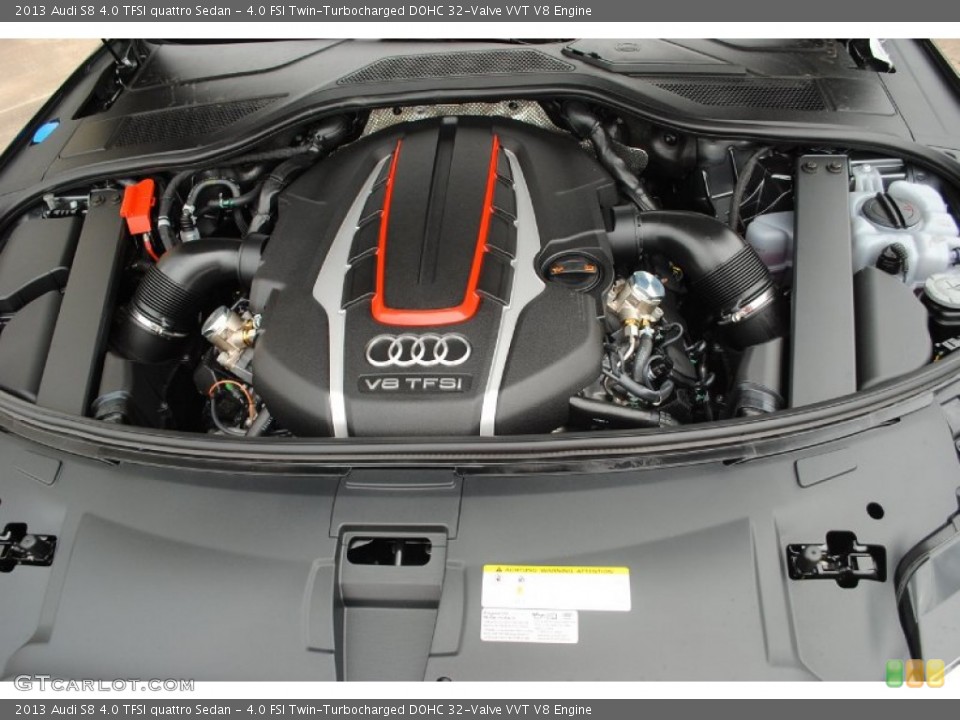 4.0 FSI Twin-Turbocharged DOHC 32-Valve VVT V8 Engine for the 2013 Audi S8 #81553243