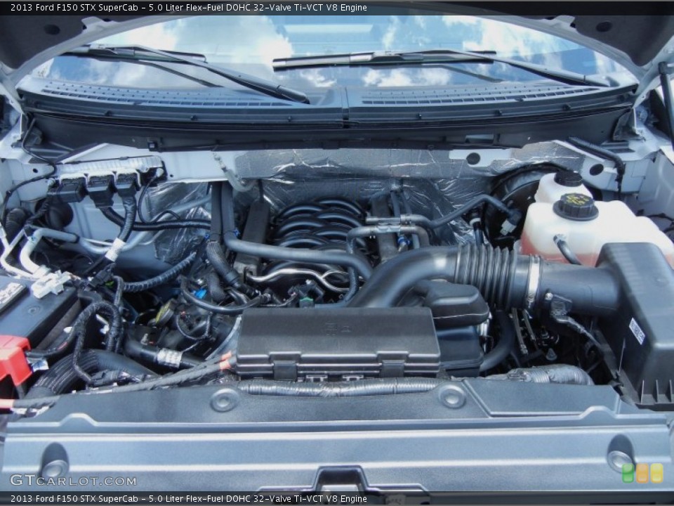 5.0 Liter Flex-Fuel DOHC 32-Valve Ti-VCT V8 Engine for the 2013 Ford F150 #81553479