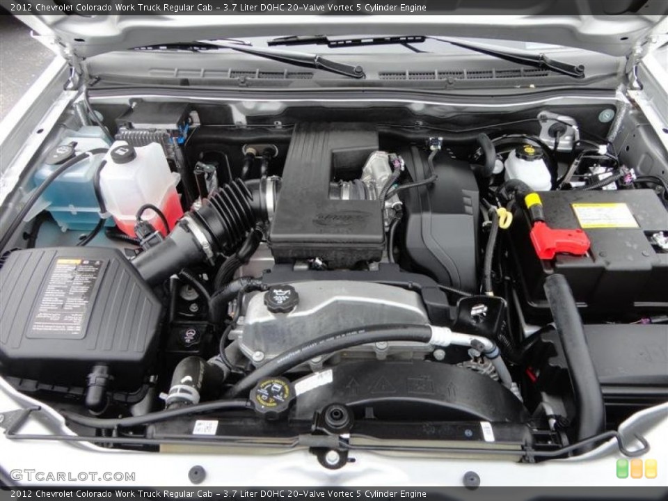 3.7 Liter DOHC 20-Valve Vortec 5 Cylinder Engine for the 2012 Chevrolet Colorado #81562419