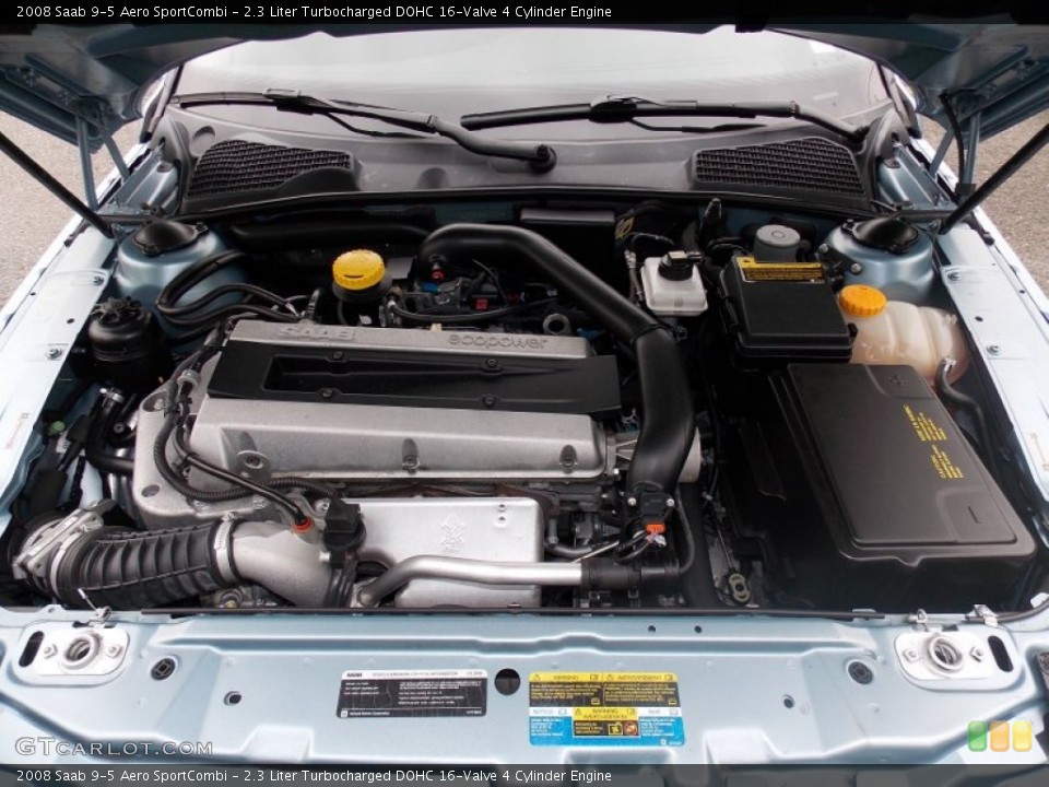 2.3 Liter Turbocharged DOHC 16-Valve 4 Cylinder Engine for the 2008 Saab 9-5 #81563514