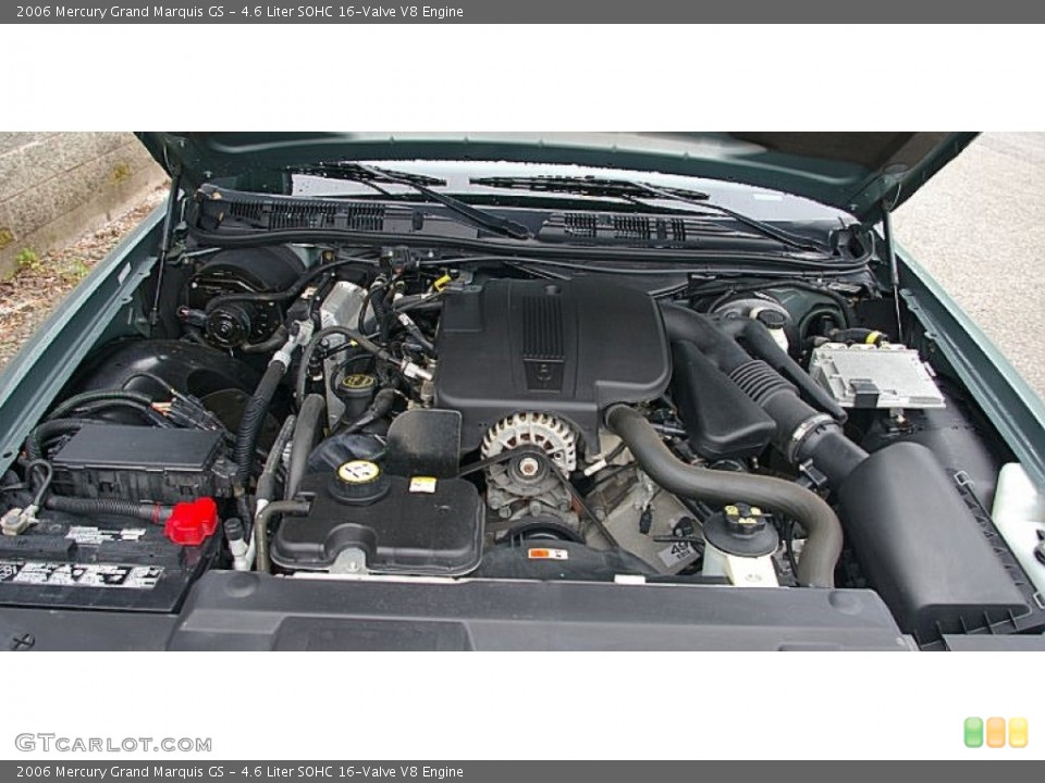 4.6 Liter SOHC 16-Valve V8 Engine for the 2006 Mercury Grand Marquis #81583191