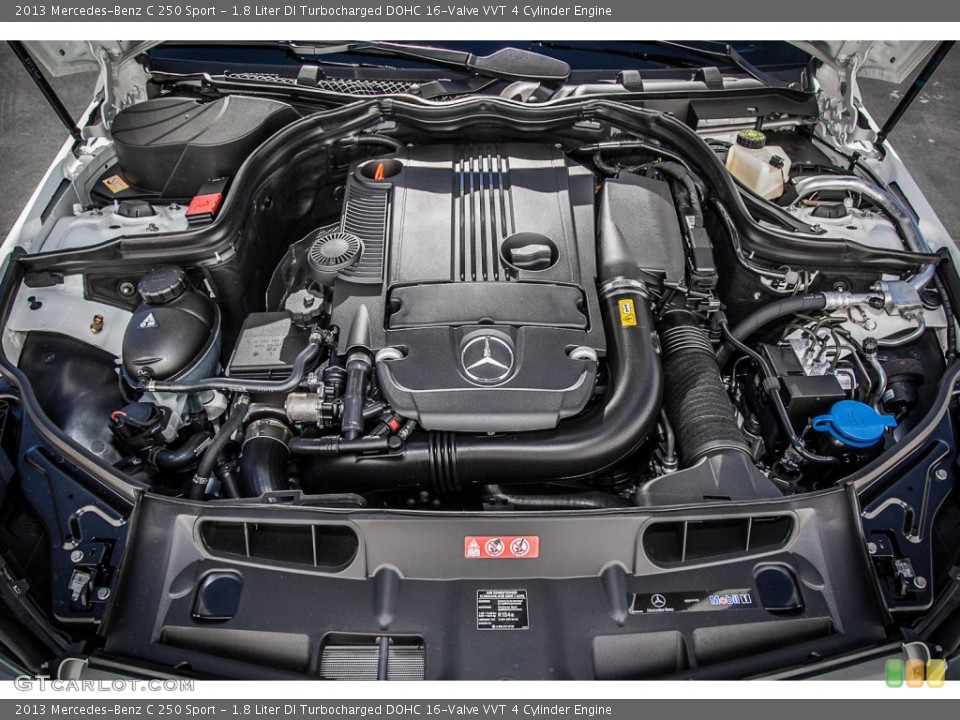 1.8 Liter DI Turbocharged DOHC 16-Valve VVT 4 Cylinder Engine for the 2013 Mercedes-Benz C #81586680