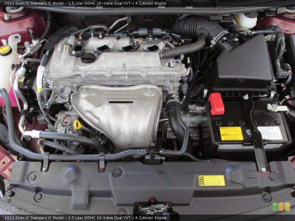 2.5 Liter DOHC 16-Valve Dual VVT-i 4 Cylinder Engine for the 2011 Scion tC #81594710