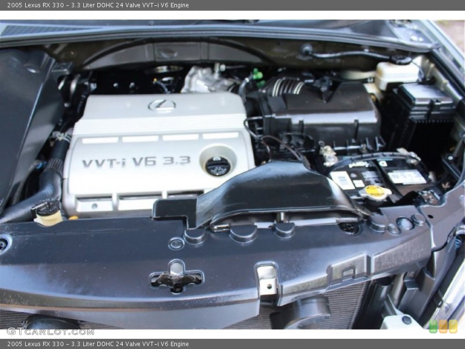 3.3 Liter DOHC 24 Valve VVT-i V6 2005 Lexus RX Engine