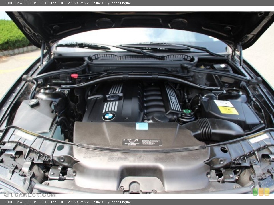 3.0 Liter DOHC 24-Valve VVT Inline 6 Cylinder Engine for the 2008 BMW X3 #81611130