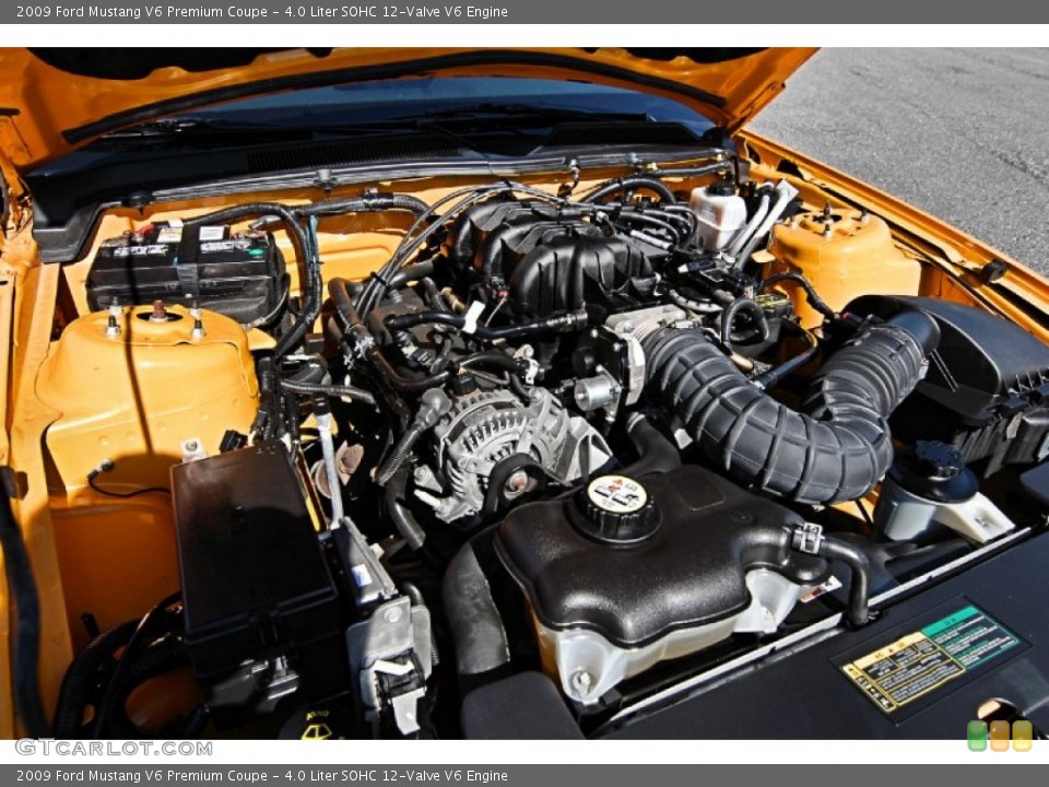 4.0 Liter SOHC 12-Valve V6 Engine for the 2009 Ford Mustang #81618786