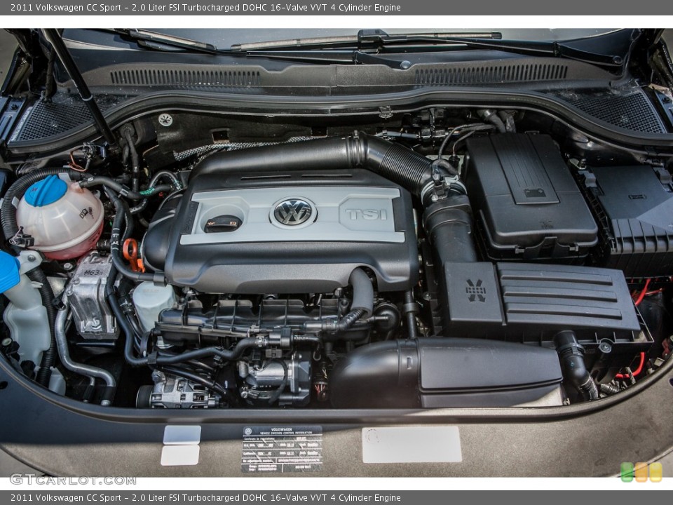 2.0 Liter FSI Turbocharged DOHC 16-Valve VVT 4 Cylinder Engine for the 2011 Volkswagen CC #81622464