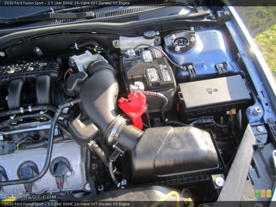 3.5 Liter DOHC 24-Valve VVT Duratec V6 Engine for the 2010 Ford Fusion #81624396