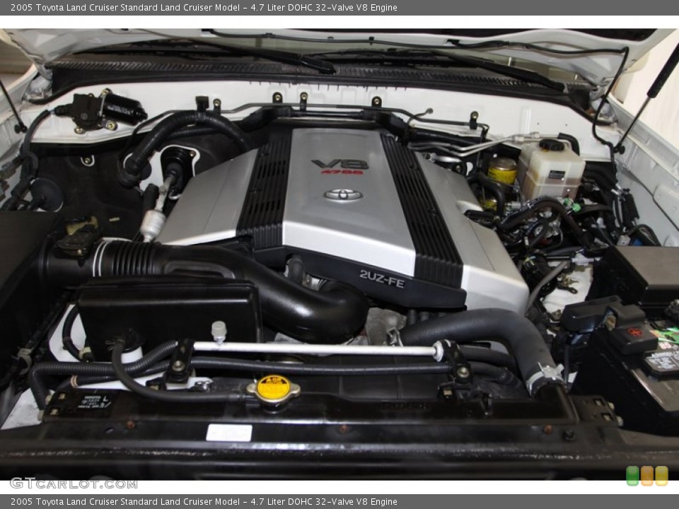 4.7 Liter DOHC 32-Valve V8 2005 Toyota Land Cruiser Engine