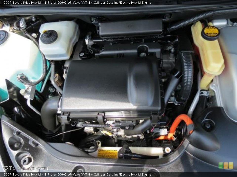 1.5 Liter DOHC 16-Valve VVT-i 4 Cylinder Gasoline/Electric Hybrid Engine for the 2007 Toyota Prius #81628342