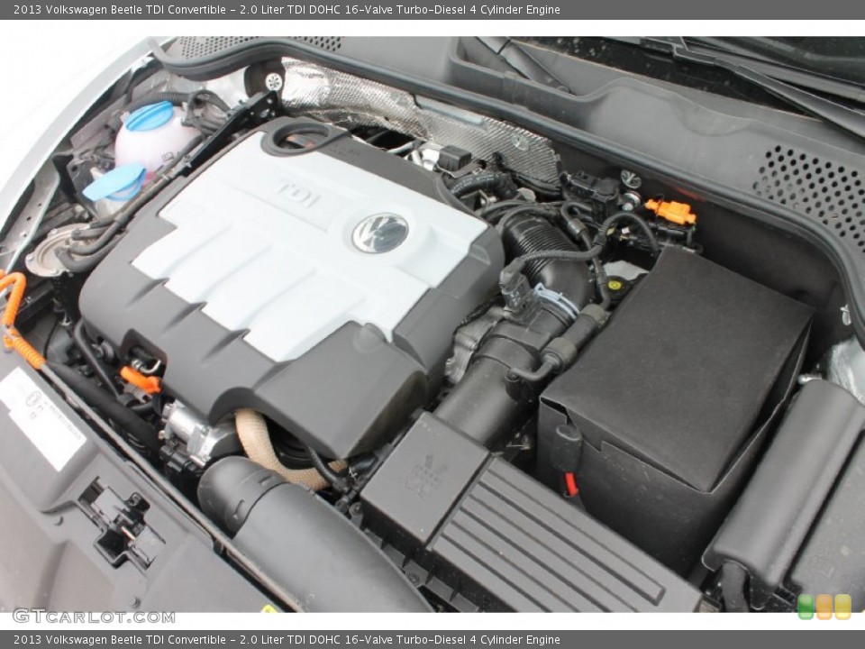 2.0 Liter TDI DOHC 16-Valve Turbo-Diesel 4 Cylinder Engine for the 2013 Volkswagen Beetle #81628389