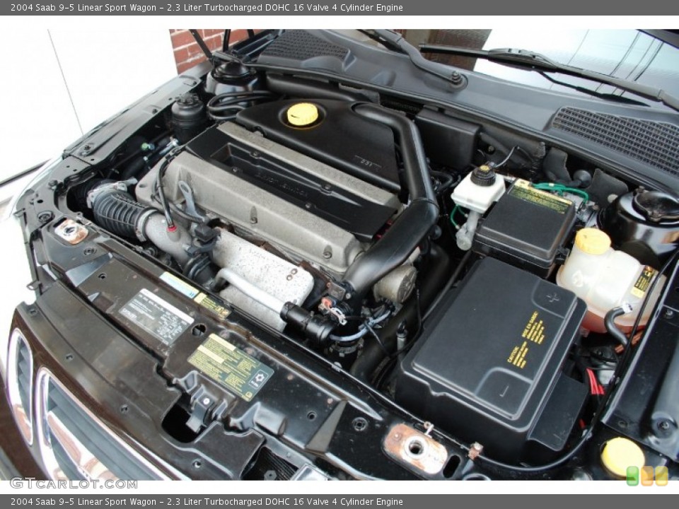2.3 Liter Turbocharged DOHC 16 Valve 4 Cylinder Engine for the 2004 Saab 9-5 #81639223