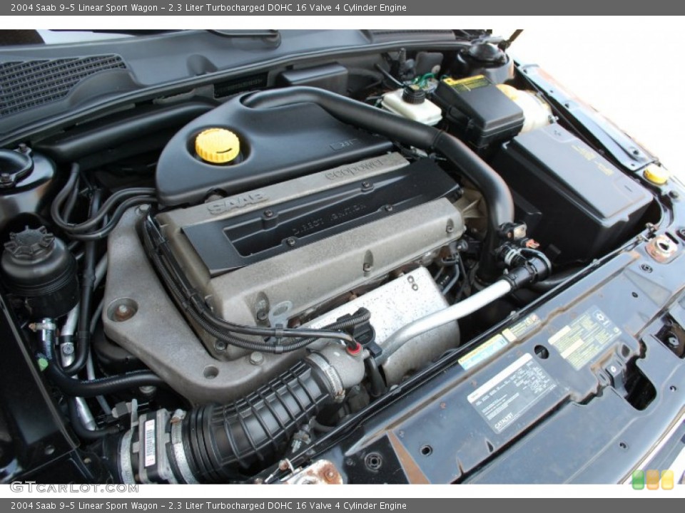 2.3 Liter Turbocharged DOHC 16 Valve 4 Cylinder Engine for the 2004 Saab 9-5 #81639269