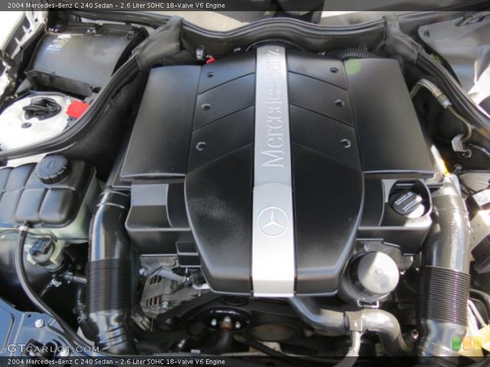 2.6 Liter SOHC 18-Valve V6 Engine for the 2004 Mercedes-Benz C #81642446