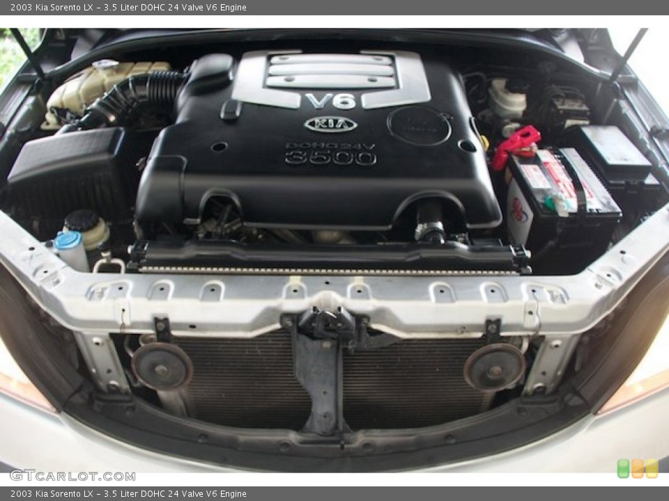 3.5 Liter DOHC 24 Valve V6 Engine for the 2003 Kia Sorento #81667862