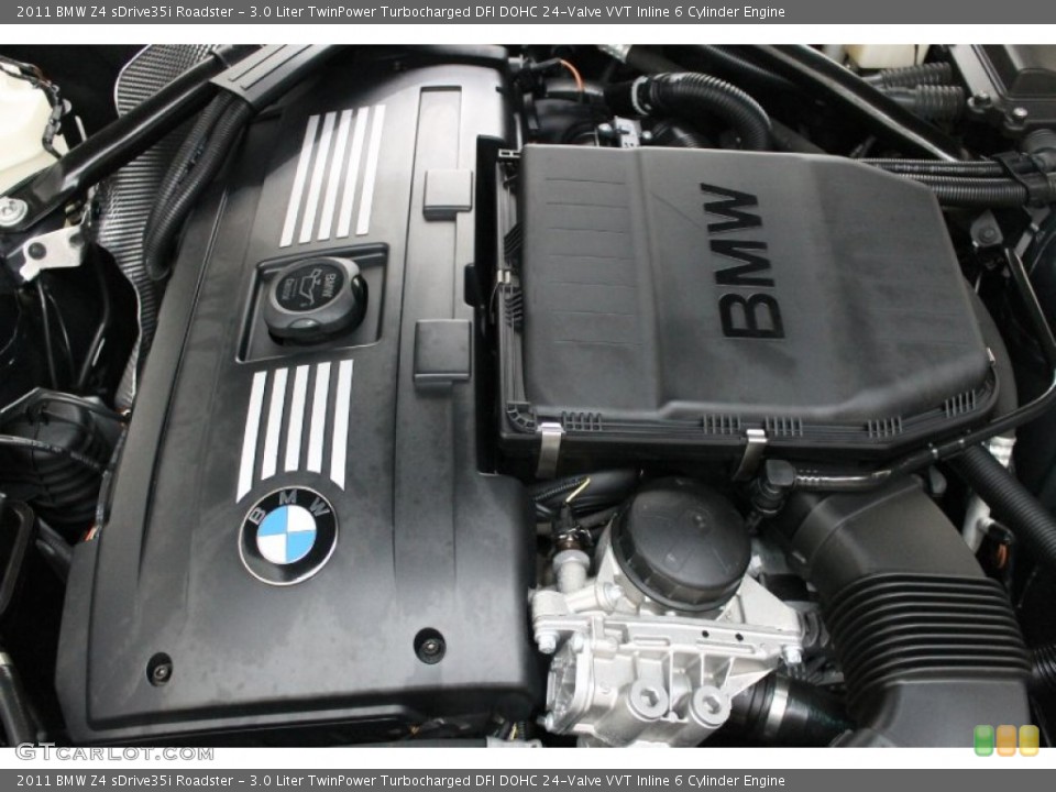 3.0 Liter TwinPower Turbocharged DFI DOHC 24-Valve VVT Inline 6 Cylinder Engine for the 2011 BMW Z4 #81673654