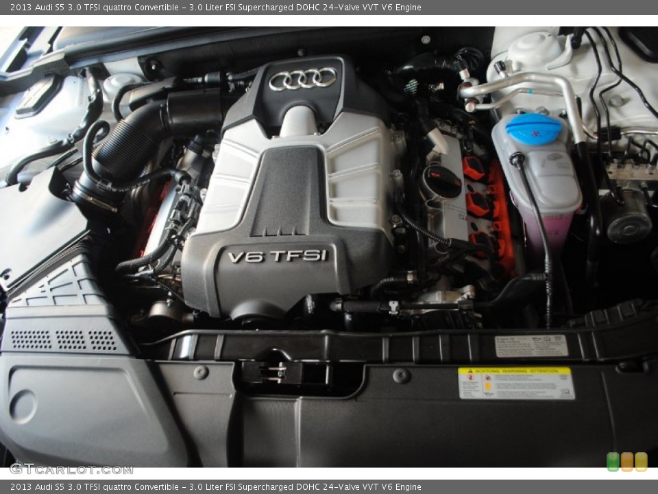 3.0 Liter FSI Supercharged DOHC 24-Valve VVT V6 Engine for the 2013 Audi S5 #81703460