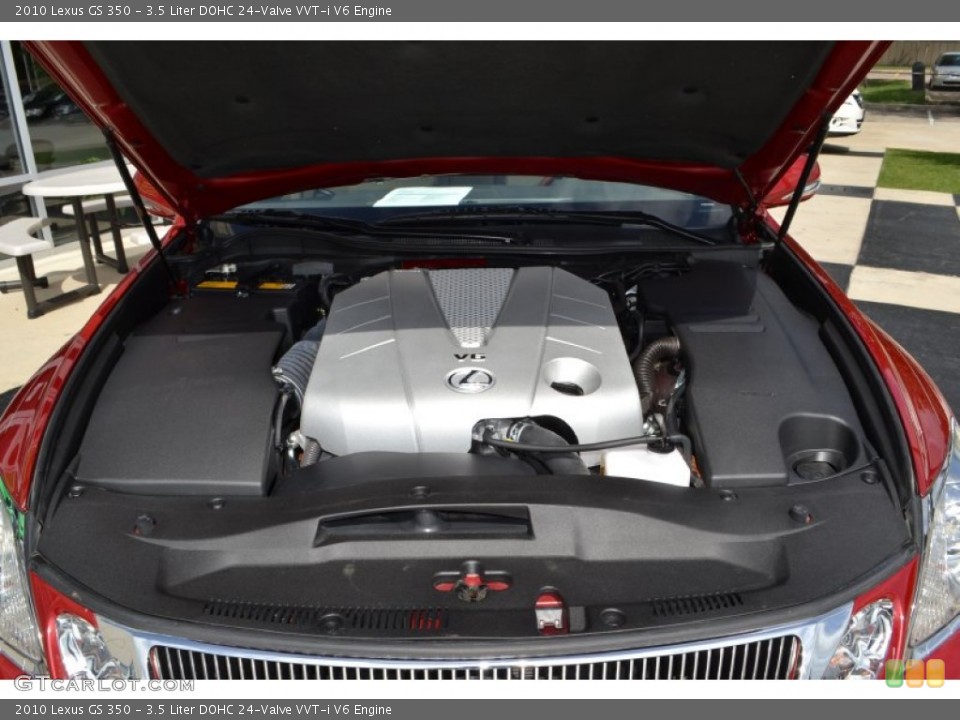 3.5 Liter DOHC 24-Valve VVT-i V6 2010 Lexus GS Engine