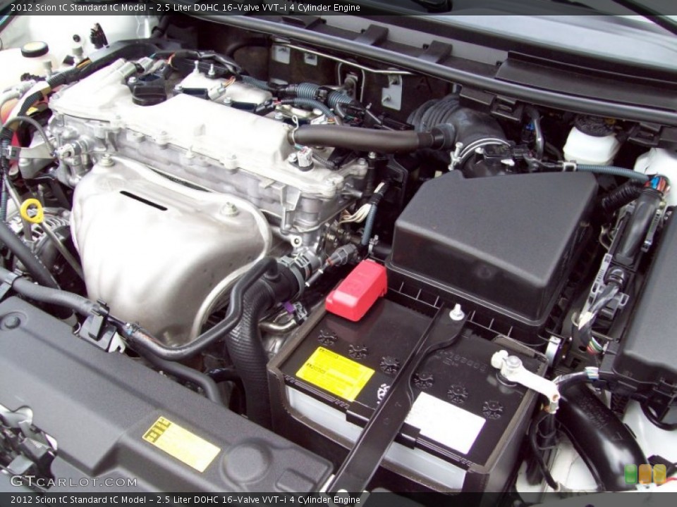 2.5 Liter DOHC 16-Valve VVT-i 4 Cylinder Engine for the 2012 Scion tC #81730374