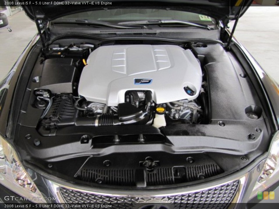 5.0 Liter F DOHC 32-Valve VVT-iE V8 Engine for the 2008 Lexus IS #81766431