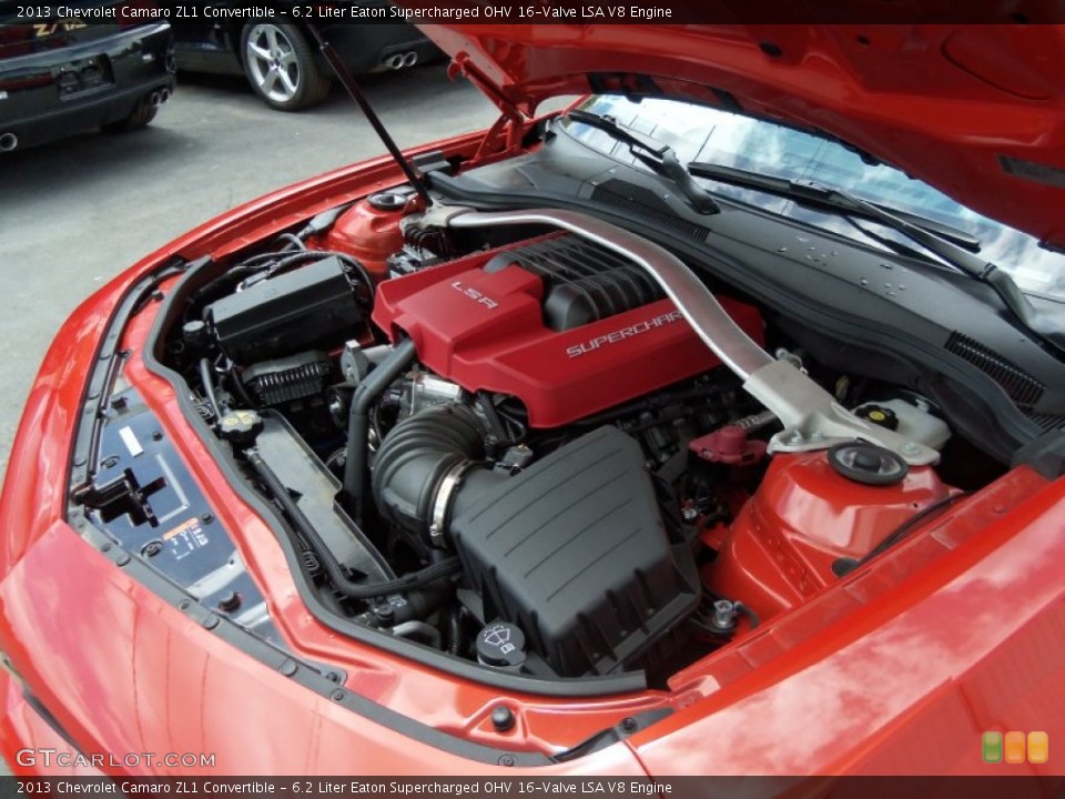 6.2 Liter Eaton Supercharged OHV 16-Valve LSA V8 Engine for the 2013 Chevrolet Camaro #81777174