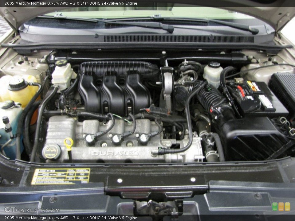3.0 Liter DOHC 24-Valve V6 Engine for the 2005 Mercury Montego #81795171