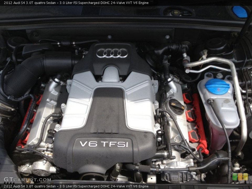 3.0 Liter FSI Supercharged DOHC 24-Valve VVT V6 Engine for the 2012 Audi S4 #81807975
